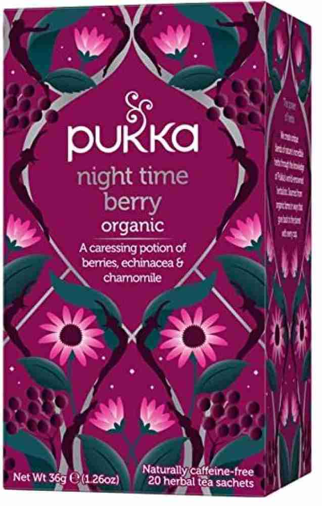 Pukka Night Time Berry Organic 20 Herbal Tea Bags Box Price in India - Buy  Pukka Night Time Berry Organic 20 Herbal Tea Bags Box online at