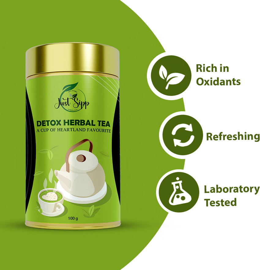 JUST SIPP Detox Herbal Tea Kashmiri Kahwa Tea A Special Blend of