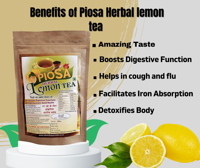 Lemon herbal tea benefits cheap