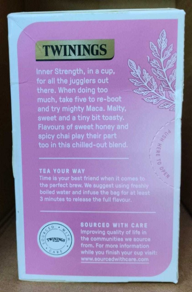 Buy Twinings Wooden 6 Compartment Dividable Tea Box with 50 Hand