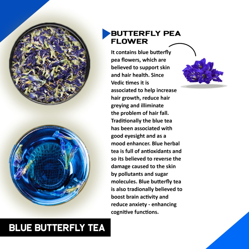 Butterfly Pea Tea  Flower Herbal  20 g  Pack of 2
