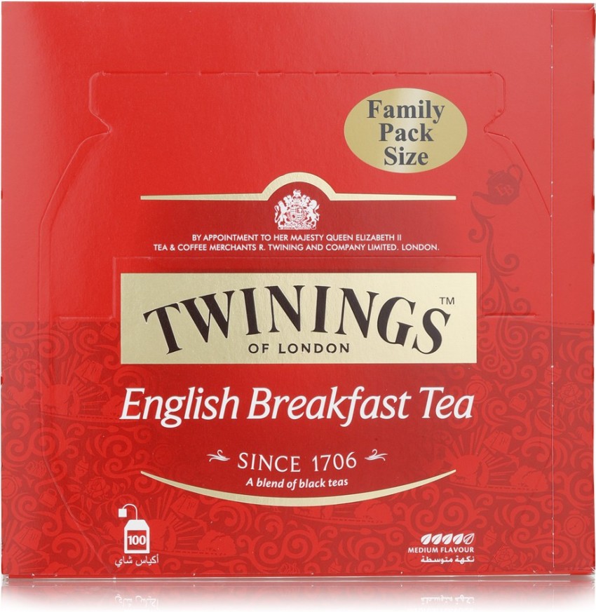 Twinings English Breakfast Tea Bags - 100/Box