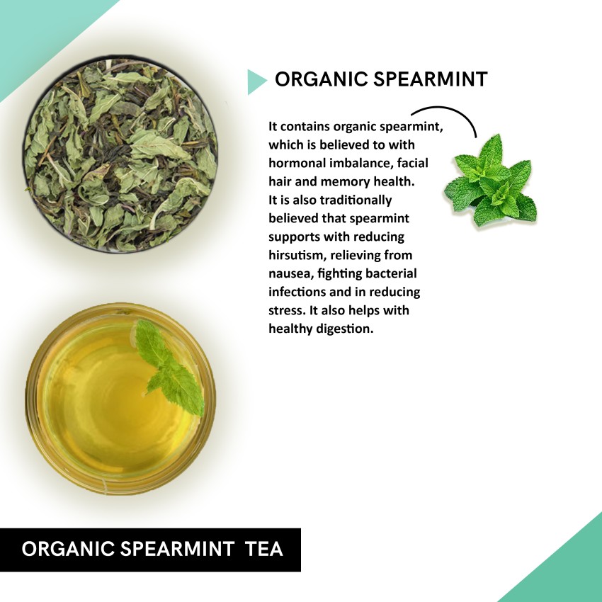 Buy Teacurry Spearmint Tea - Help In Balancing Hormones, Managing