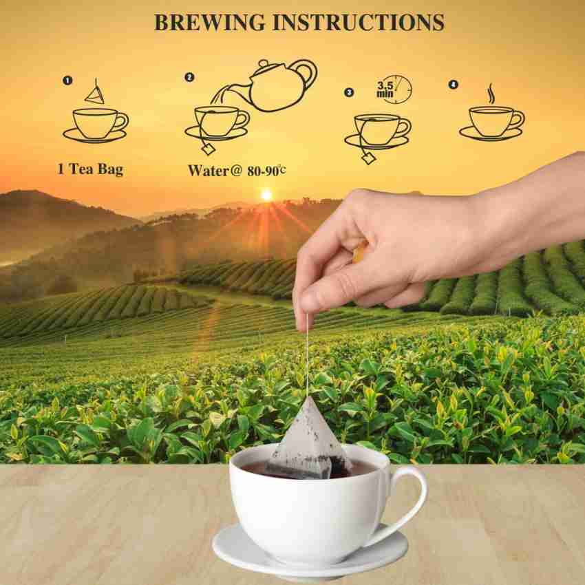 Pure cup 2024 pyramid tea bags