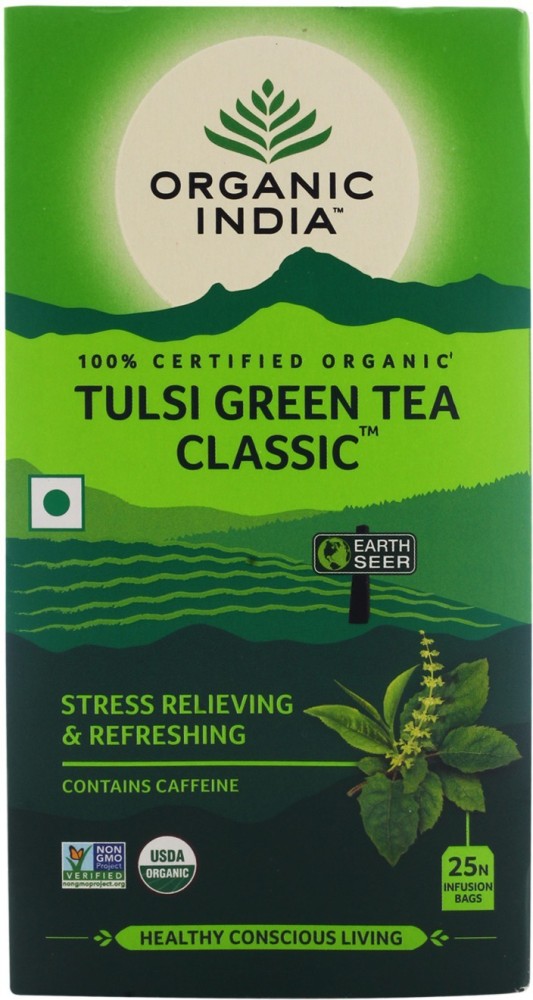 Organic India Wellness Tea Tulsi Sleep, 25 Herbal Tea Bags; Certified –  Health Nuts Australia