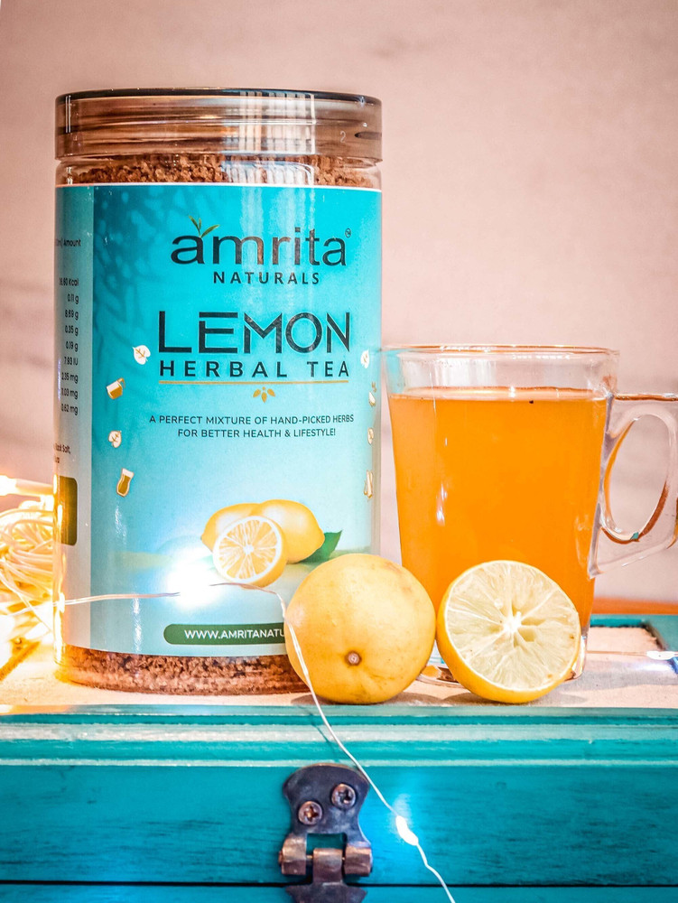 Amrita Naturals 100 Organic Lemon Tea Natural Tea for Weight Loss 500 Gram Herbs Herbal Tea Plastic Bottle Price in India Buy Amrita Naturals 100 Organic Lemon Tea Natural