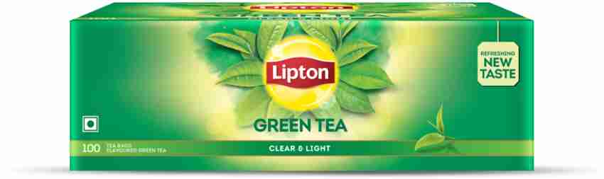 Shop Lipton Clear Light Green Tea Bags 100 Pcs Online At Best Prices  TheUShop