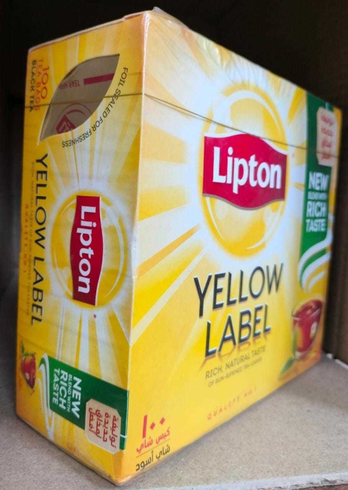 Lipton Black Tea, Caffeine-Free, Tea Bags 75 Count Box - Walmart.com