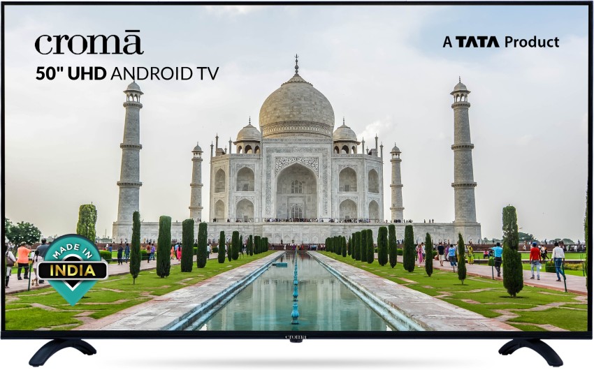 Croma 127 cm (50 inch) Ultra HD (4K) LED Smart Android TV Online at best  Prices In India