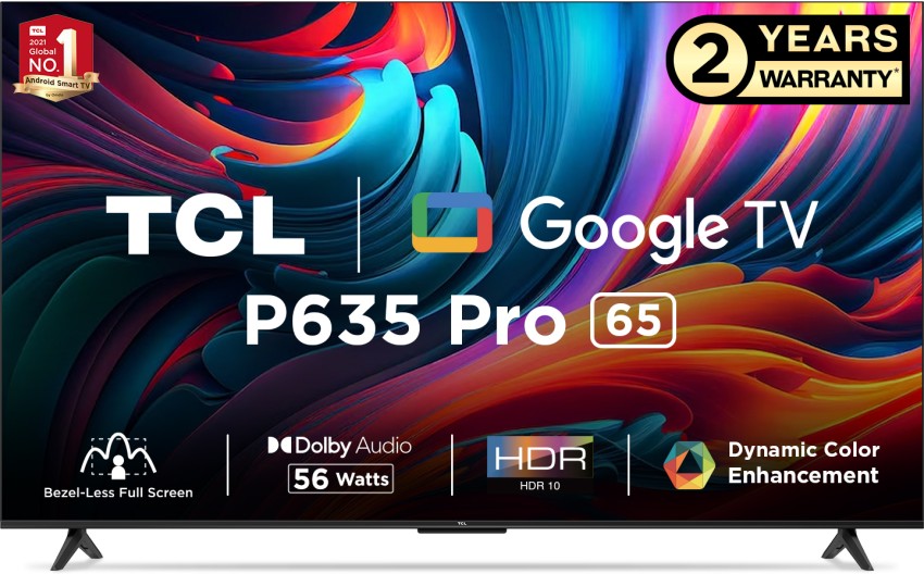 TCL 55 P635 - The Ultimate 4K HDR Smart Google TV⚡ Best 4K HDR Google TV  in India 2023 🔥 