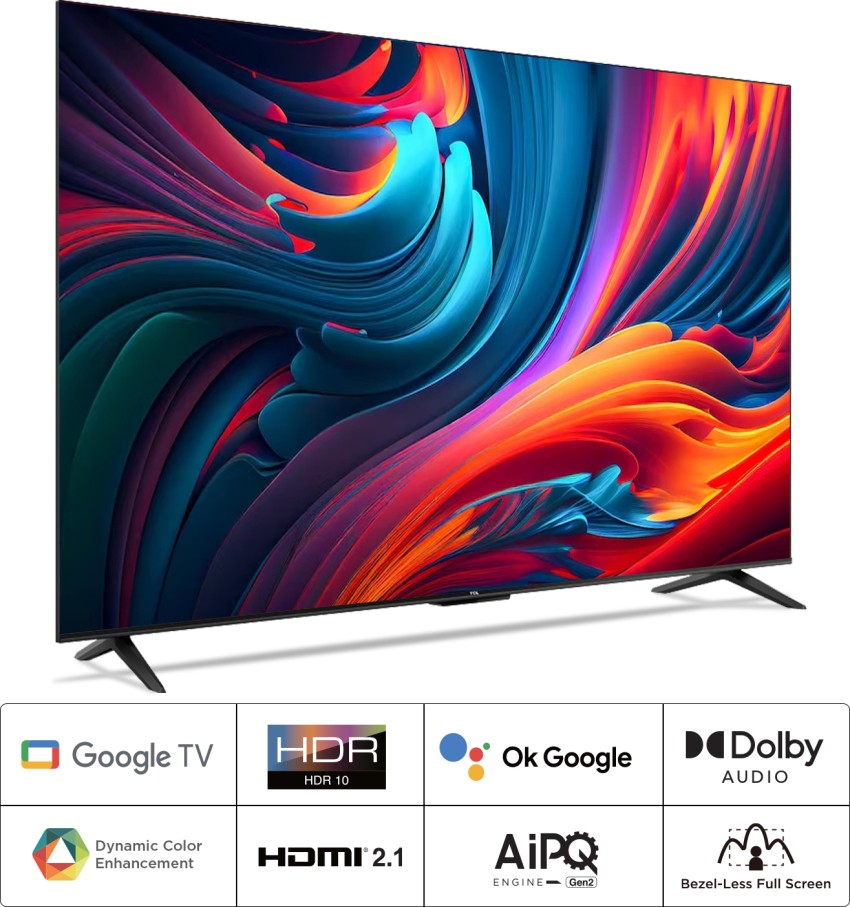 TCL P635 Pro 126 cm (50 inch) Ultra HD (4K) LED Smart Google TV with Google  Assistant | Online at best Prices In India