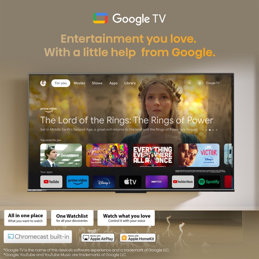 Google TV (Product code '55A6K')