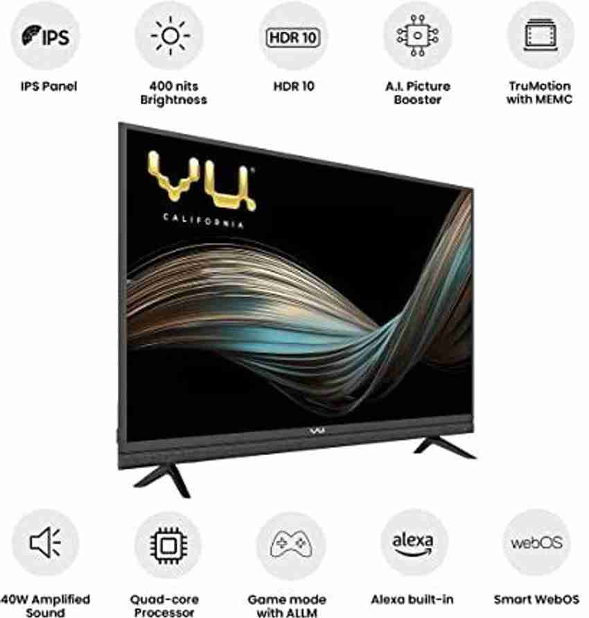 Vu 139 cm 55 inch Ultra HD 4K LED Smart WebOS TV with 3 Years warranty 2022 model Online at best Prices In India