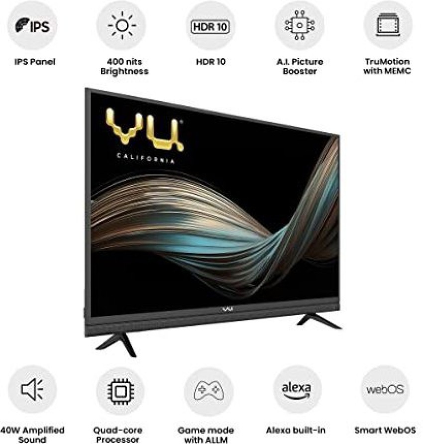 VU TV's - Buy VU LED/Smart/3D/Full HD TV Online at Best Price In India