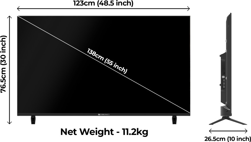 Zebronics 55W2 - Smart LED TV