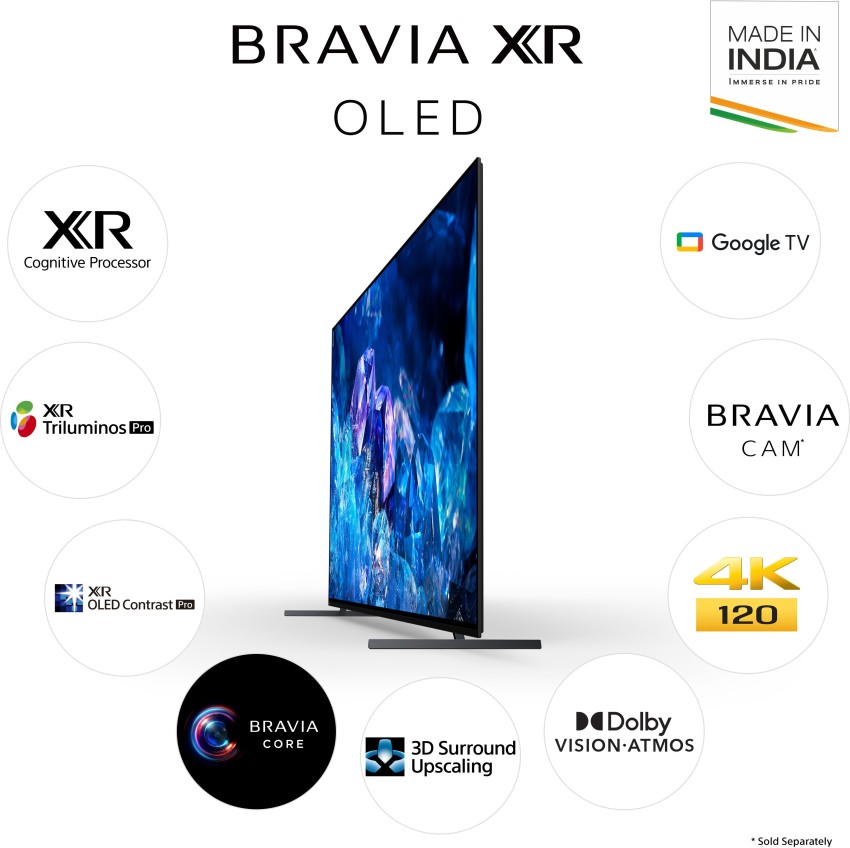  Sony 55 Inch 4K Ultra HD TV A80K Series: BRAVIA XR OLED Smart  Google TV with Dolby Vision HDR and Exclusive Features for The Playstation®  5 XR55A80K- 2022 Model (Renewed) : Electronics