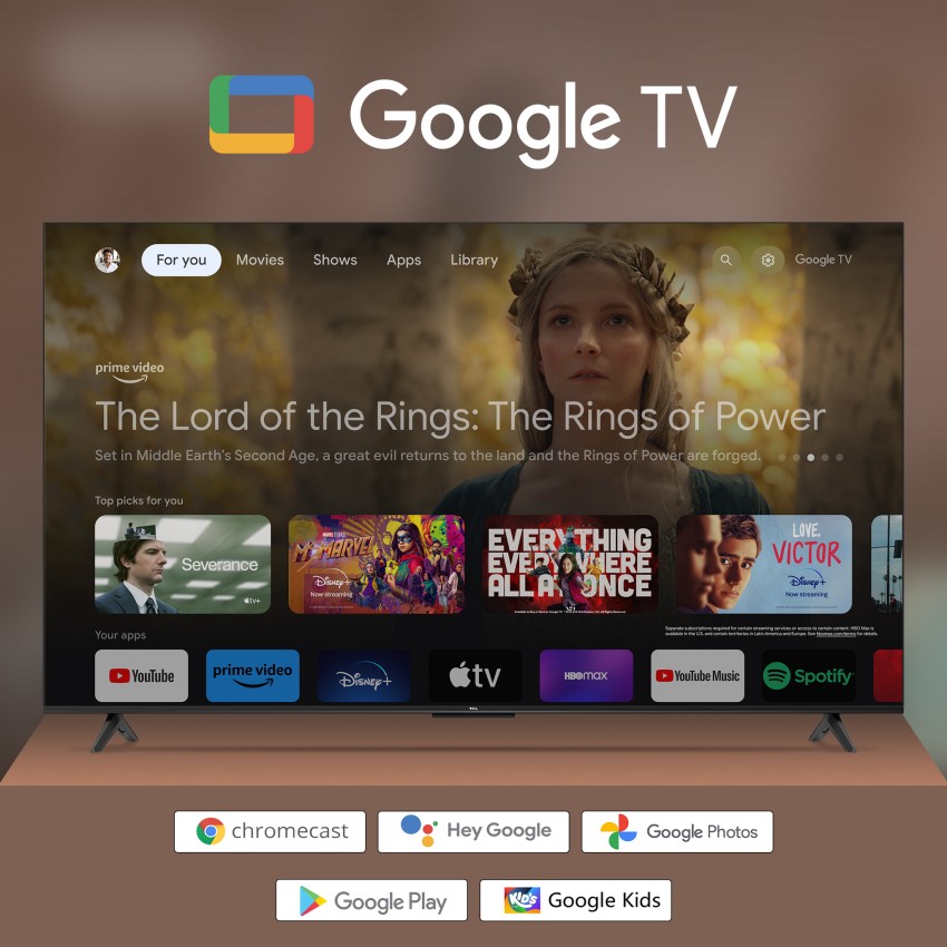 Buy TCL 65 4K UHD Smart Google TV, 65P635 PRO Online at Best Prices in  India - JioMart.