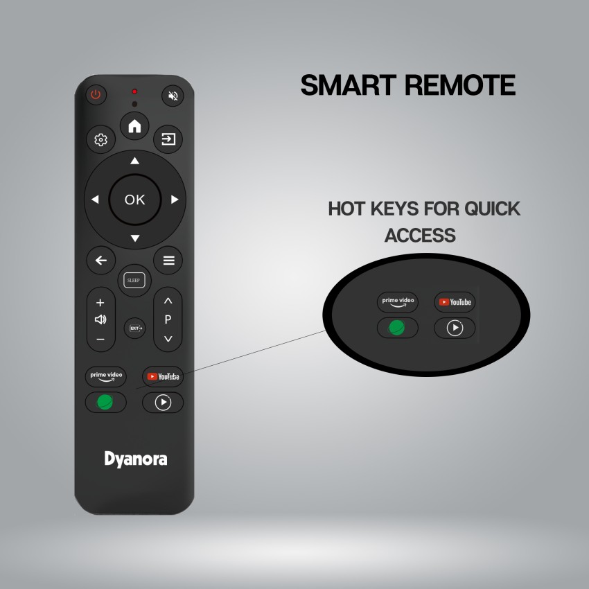 Dyanora Sigma 80 cm (32 inch) HD Ready LED Smart Linux TV with 30 Watt Box  Speakers & Bezel-Less Design (DY-LD32H4S) - Dyanora LED TV