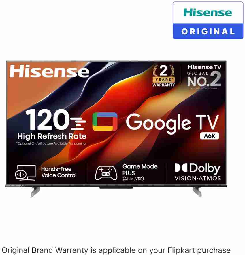 Hisense 50吋4K ULED 全陣列QLED 杜比影音雙認證智慧顯示器50U6K | Costco 好市多