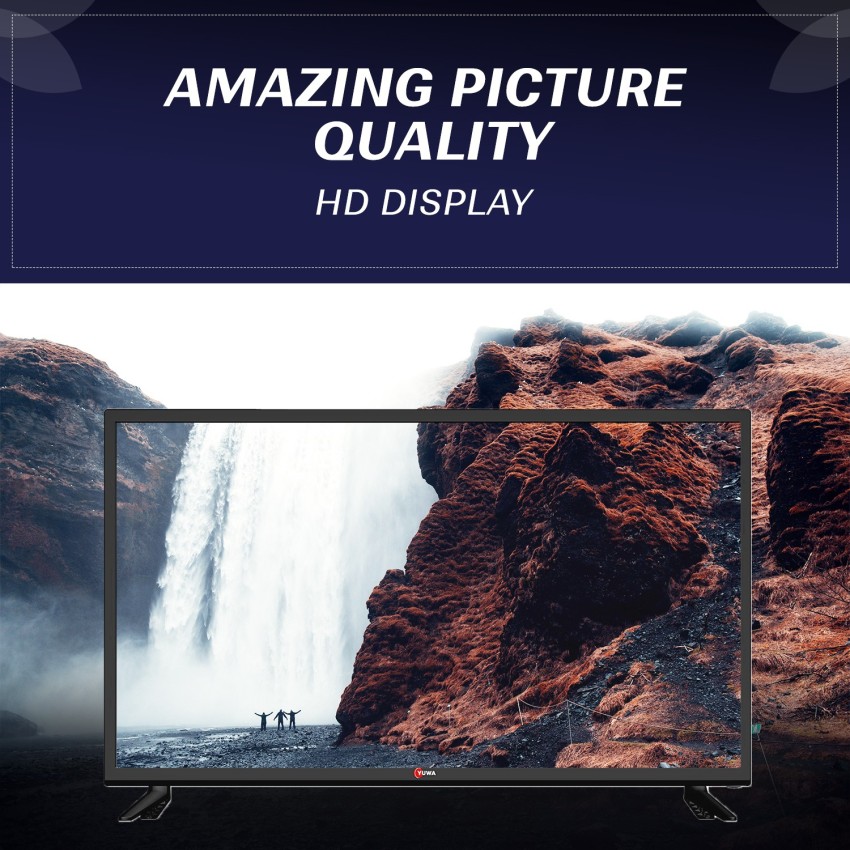 Yuwa 1366x768 32 Inch Frameless Smart TV with Sound Bar, 2 Hdmi at Rs  8699/piece in Noida