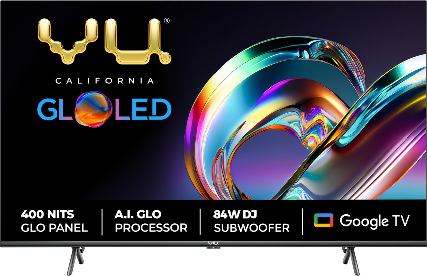 Vu GloLED 108 cm 43 inch Ultra HD 4K LED Smart Google TV 2022