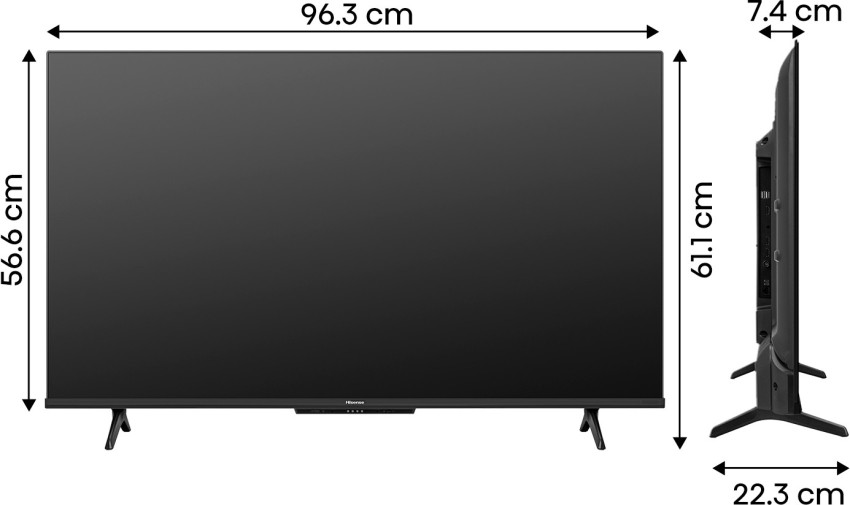 Hisense 43 inch LED Ultra HD (4K) Smart TV ( 43A6H )