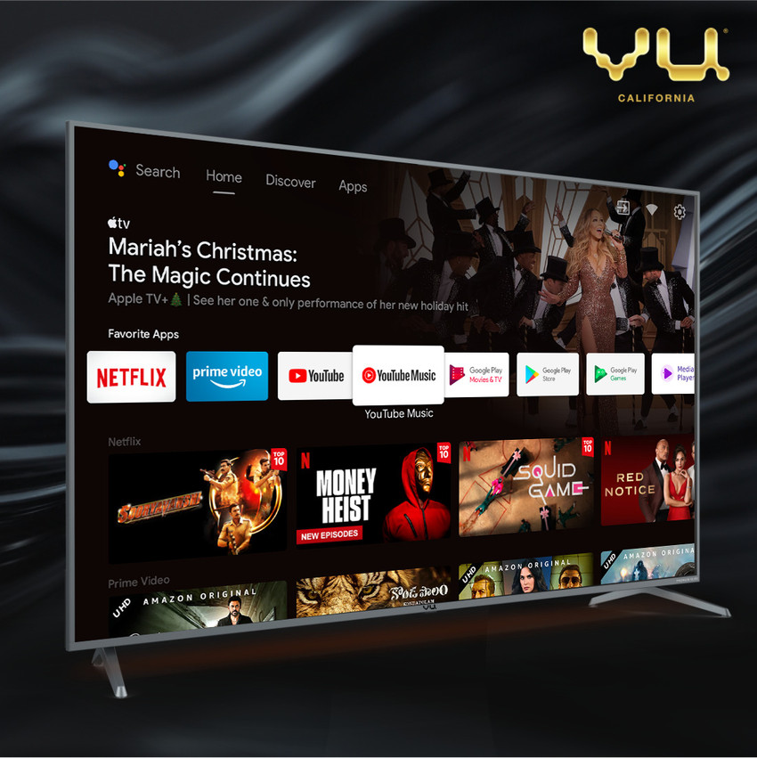 VU 164cm (65inches) Cinema TV Action Series 4K LED Smart, 44 OFF