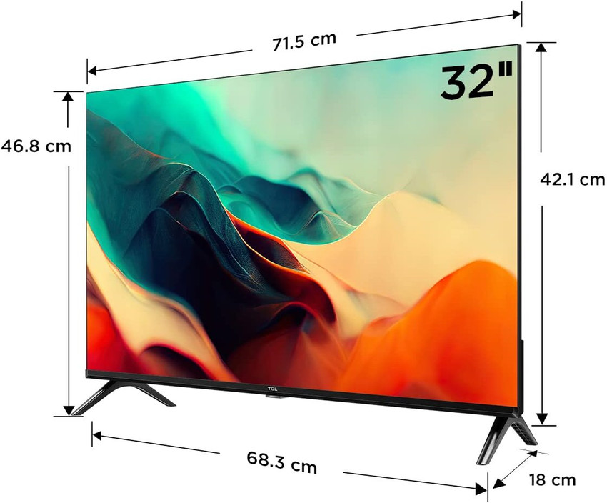 TCL 80.04 cm (32 inches) Bezel-Less S Series HD Ready Smart Android LED TV  32S5400A (Black) : Amazon.in: Electronics