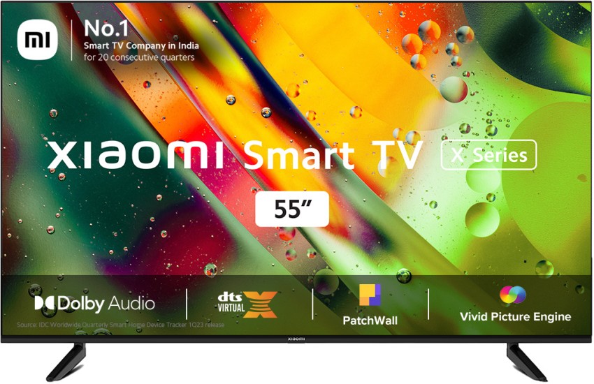 Mi X Series 138 cm (55 inch) Ultra HD (4K) LED Smart Android TV 2022  Edition with 4K Dolby Vision, HDR10, HLG, Dolby Audio, DTS: Virtual X