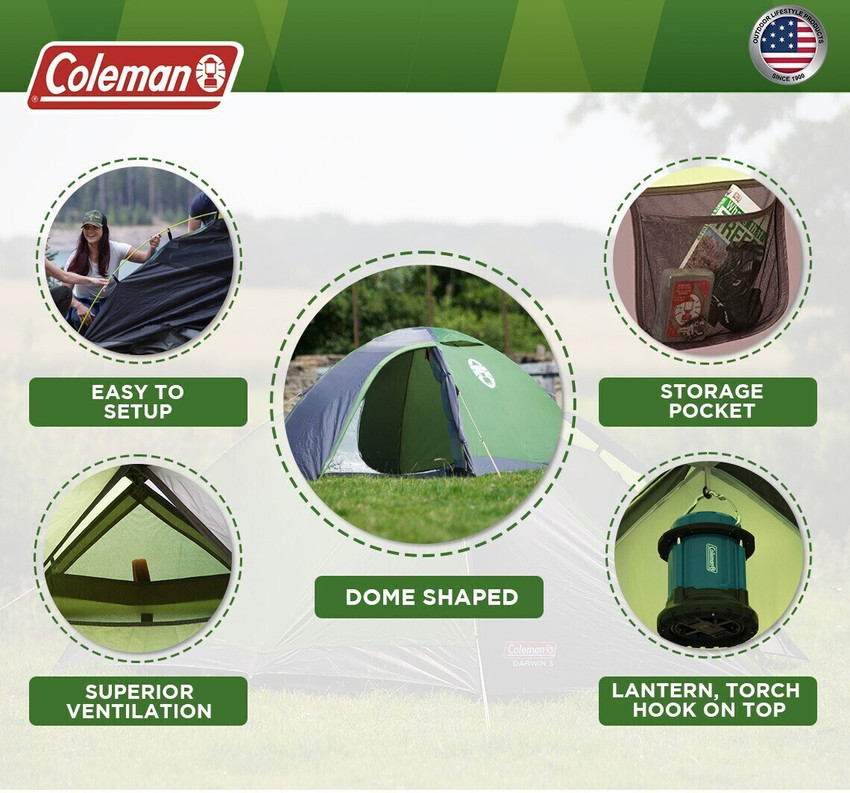 Coleman 2 person dome tent best sale