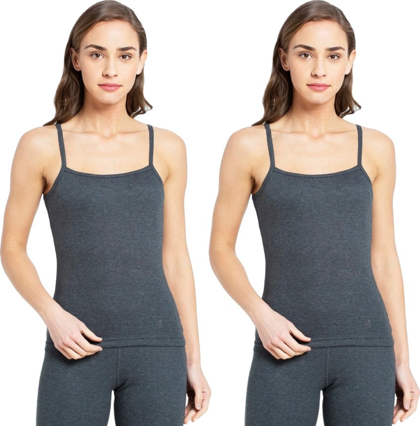 Jockey women's thermal leggings online--Charcoal Melange