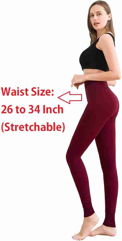 HSR Winter Warm Leggings Women Thermal Leggings Pants Fleece Lined