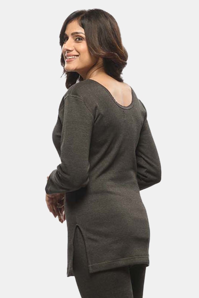 LUX INFERNO LUX INFERNO GREY 3/4 THERMAL Women Top Thermal - Buy