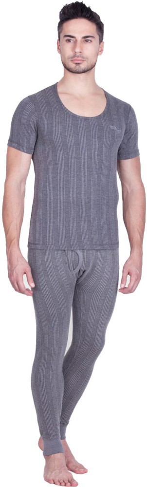 Buy LUX INFERNO MALE THERMAL SET TOP/BOTTOM CHARCOAL COLOR-100CM