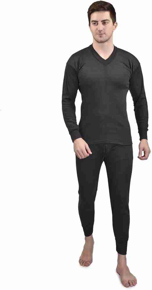 Oswal Fashion Women Cotton Thermal Set Fleece Winter Body Warmer Thermal  Top Pajama and Bottom Suit Thermal Set