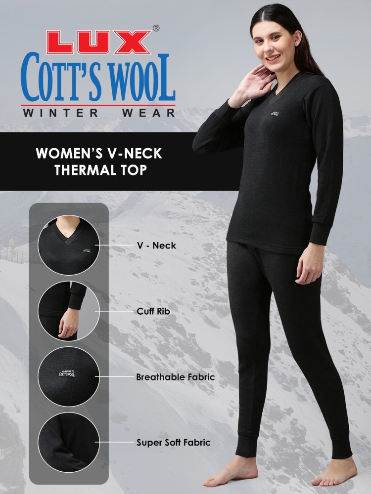 Lux Cottswool Men's 100% Cotton Thermal Winter Set Warmer Inner