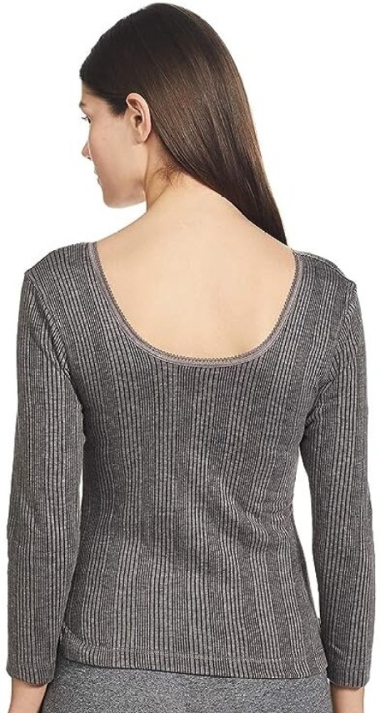 Buy Lux Inferno Women Cotton Thermal set - Grey Online at Low