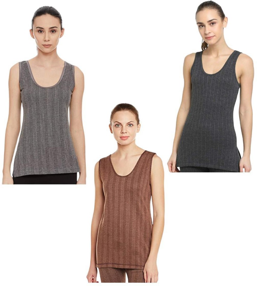 Sleeveless Womens Thermals - Buy Sleeveless Womens Thermals Online at Best  Prices In India