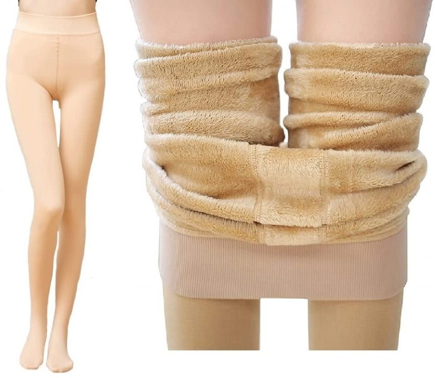 HSR Women Warm Thick Lined Fleece Thermal Leggings Winter Slim Fit Tights  Stocking Women Pyjama Thermal