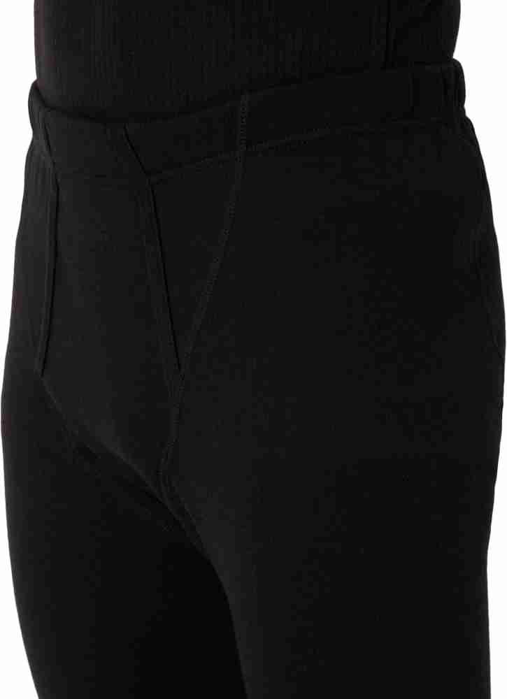 Buy Bodycare Women Black Solid Thermal Lower Black online