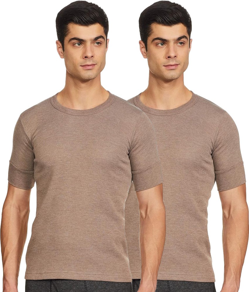 Rupa Thermocot Agni Unisex Thermal Top (Brown) Price - Buy Online
