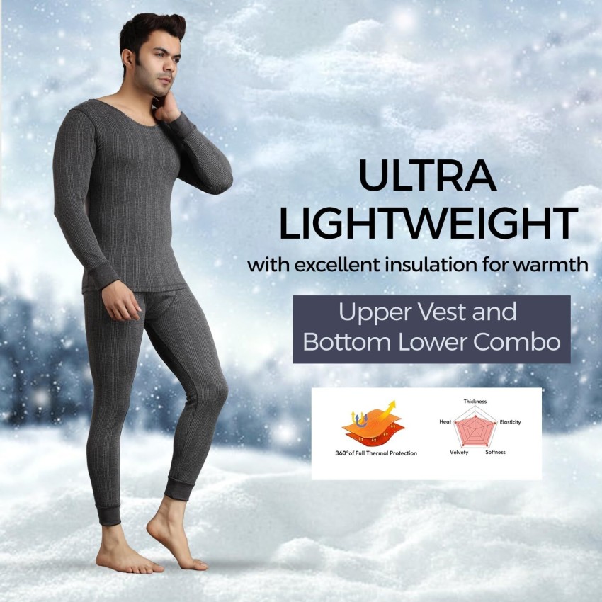 Buy FF Winter Wear Thermal Upper Vest and Bottom Lower Warmer