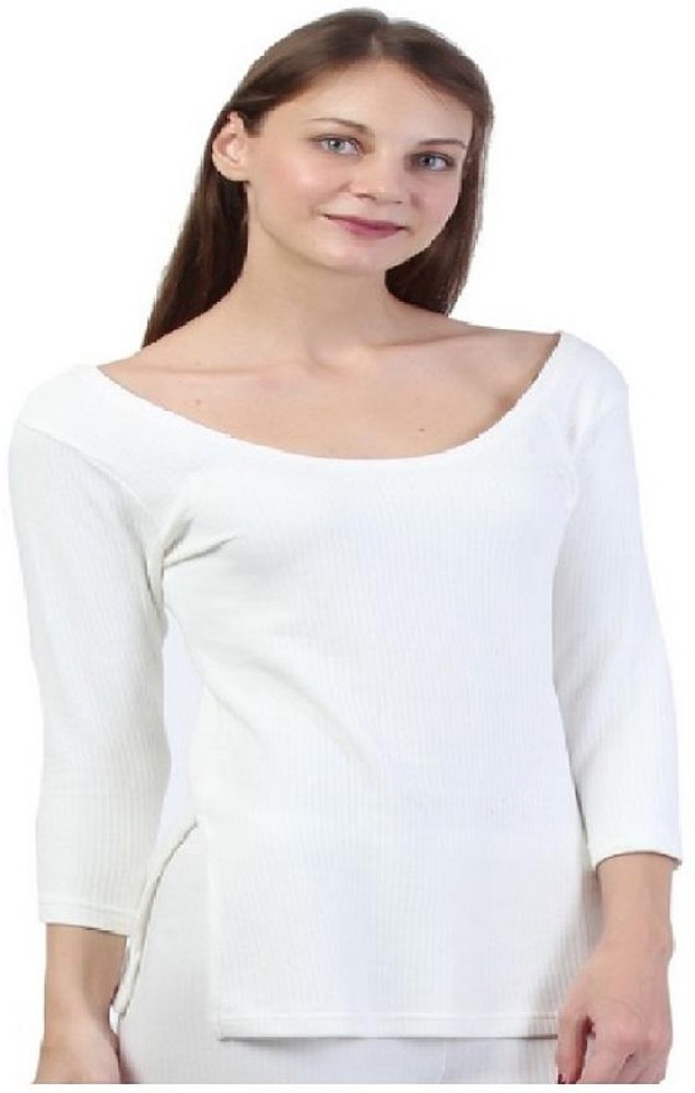 Buy Bodycare Thermal Women Round Neck Three Fourth Sleeves Top Online