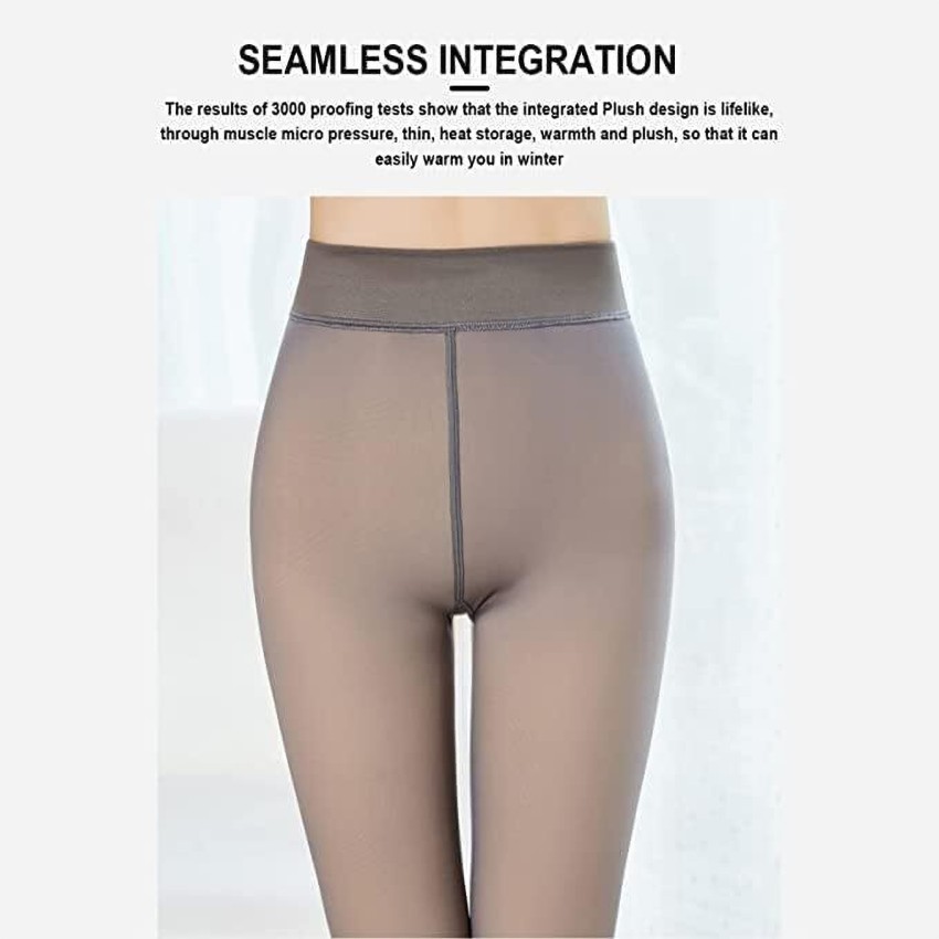 Buy Fleece Lined Nude Tights Women - Translucent Warm Plush Tights  Winter  Tights For Women, Fake Translucent Warm Plush Lined Elastic Tights Generic  Online at desertcartINDIA