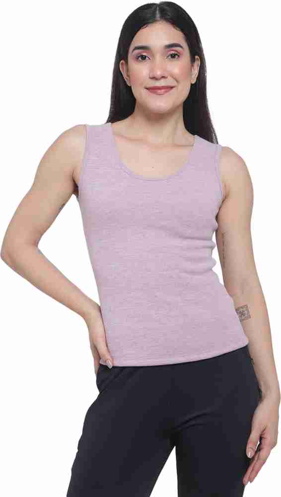 Wearslim Cotton Quilted Thermal Camisole, Ultra Soft Sleeveless