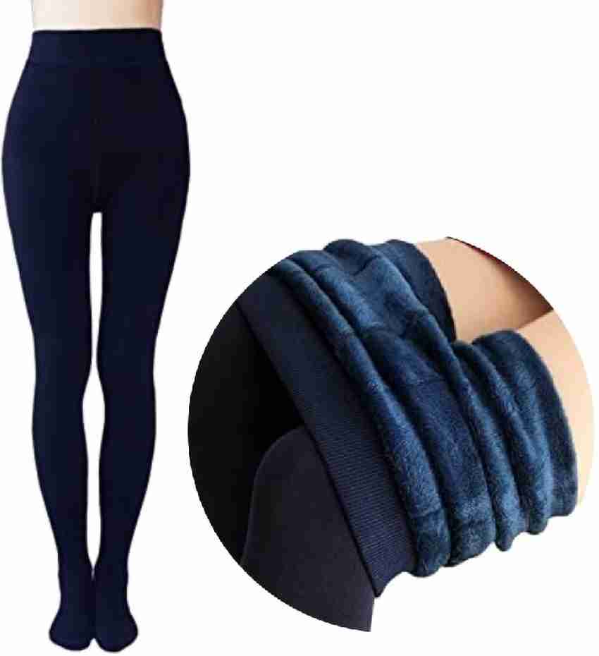 Frackson Women Warm Thick Fur Lined Fleece Winter Thermal Soft Legging  Tights Stocking - Slim Fit (Fleece, Black) : : Fashion