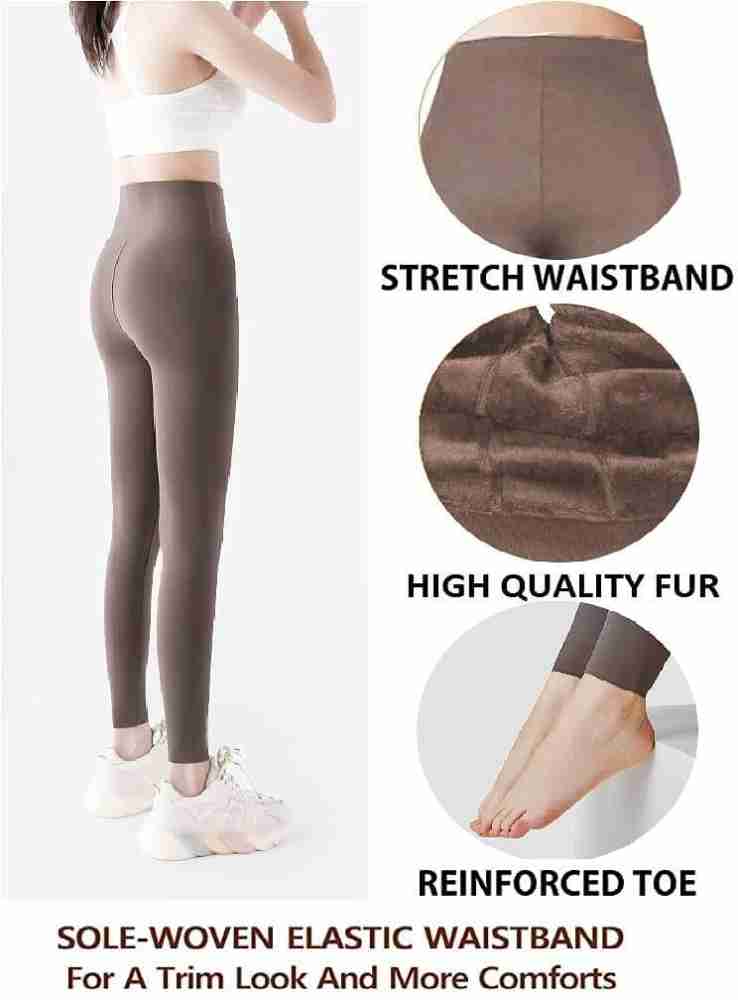 JMT Wear Ankle Length (24 to 36 Waist) Stretchable Fleece Women