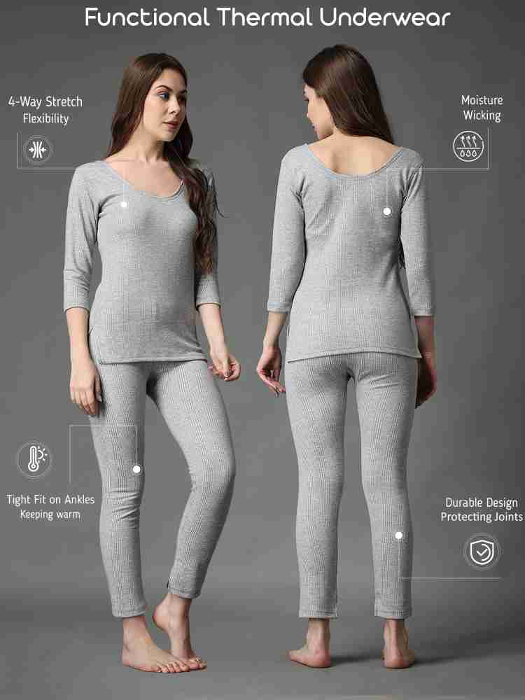 FF Thermal Warmer Vest & Bottom Combo Winter Innerwear Top and Lower For Women  Women Top - Pyjama Set Thermal - Buy FF Thermal Warmer Vest & Bottom Combo  Winter Innerwear Top