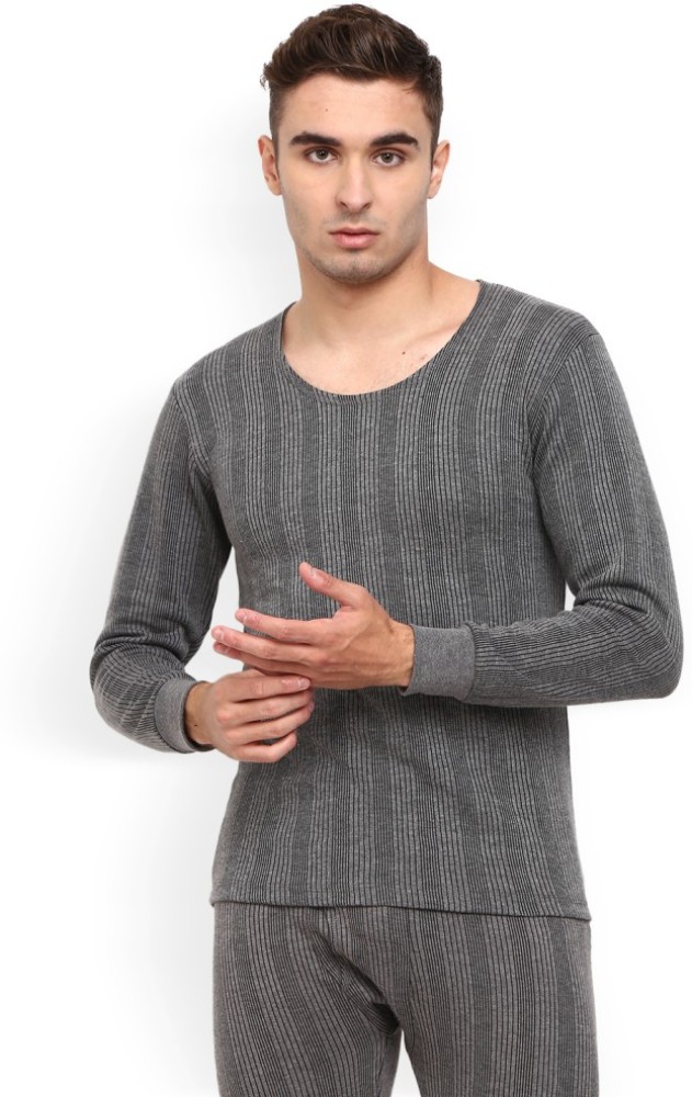 Lux Parker Crew Neck Men's Thermal Set (Thermocot) - Fashion