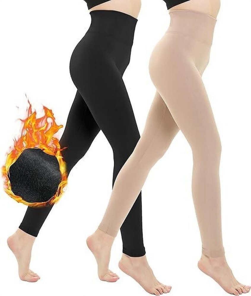 Buy Women Thermals Thick Warm Fleece Leggings High online
